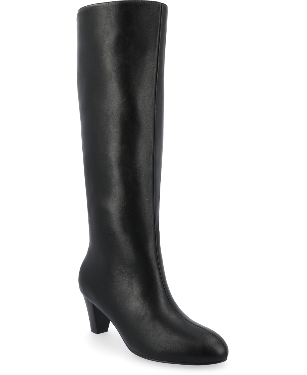Shop Journee Collection Women's Jovey Regular Calf Boots In Black