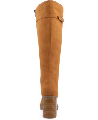 Women's Letice Square Toe Platform Knee High Boots