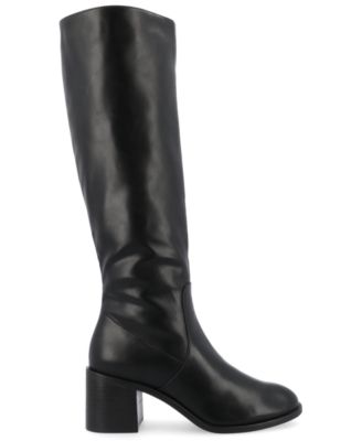 Women's Romilly Wide Width Round Toe Block Heel Knee High Boots