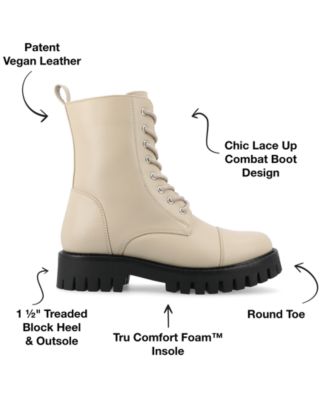 Women's Aaley Lace Up Lug Combat Bootie