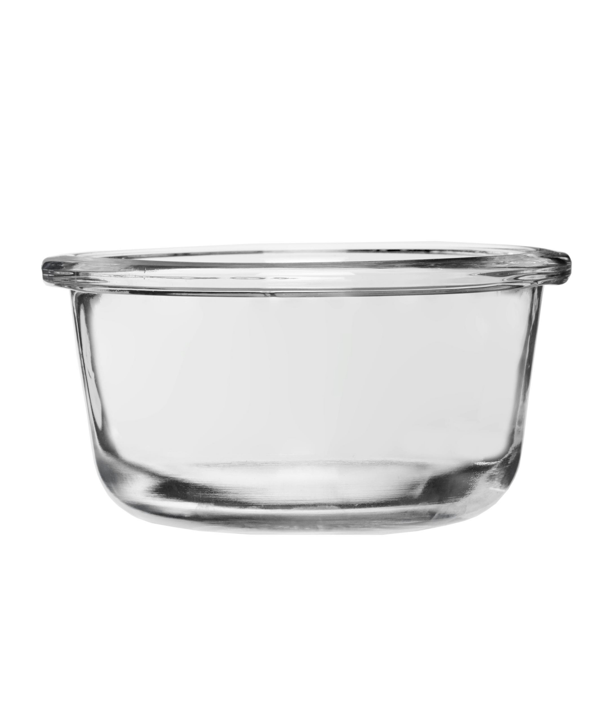 Anchor Hocking Glass 1 Cup Round Food Storage with Truelock Locking Lid Value Pack, 4-Piece Set - Mineral Blue Lid