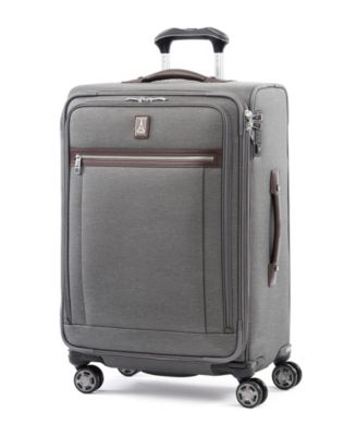   Basics Expandable Softside Carry-On Spinner Luggage  Suitcase With TSA Lock And Wheels - 23 Inch, Black