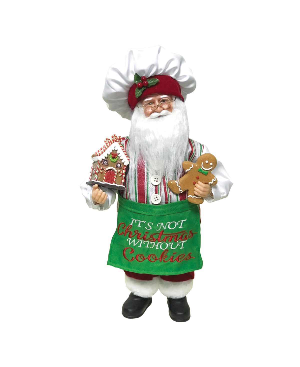 15" It's Not Christmas Without Cookies Claus - Multi