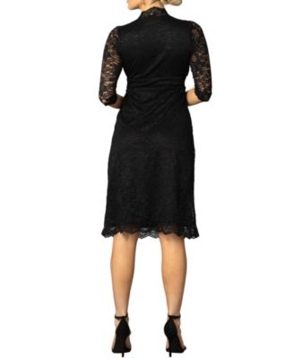 Women's Scalloped Boudoir Lace Cocktail Dress