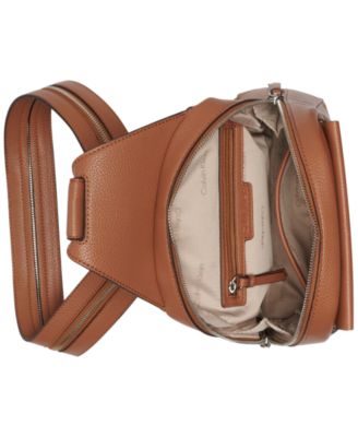 Millie Convertible Leather Sling Bag, Backpack