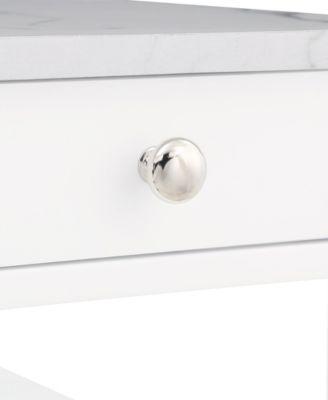 23.5" MDF AH 1 Drawer Chairside End Table