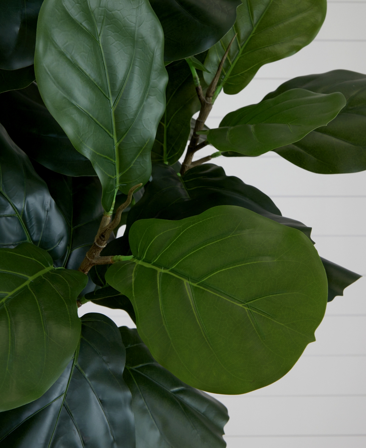 NEARLY NATURAL 96" ARTIFICIAL FIDDLE LEAF FIG TREE 