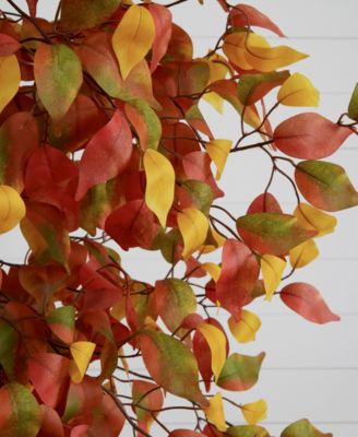 84" Autumn Ficus Artificial Fall Tree