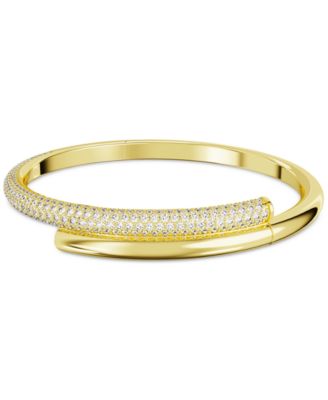 Pav&eacute; Crossover Bangle Bracelet
