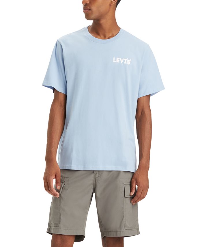Levi's Men's Relaxed-Fit Double-Logo Short Sleeve Crewneck T-Shirt - Macy's