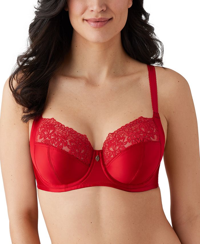 Wacoal Women's Side Note Embroidered Underwire Bra 855377 - Macy's