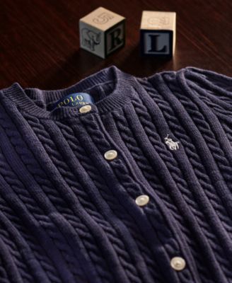 Toddler and Little Girls Cable-Knit Cotton Cardigan