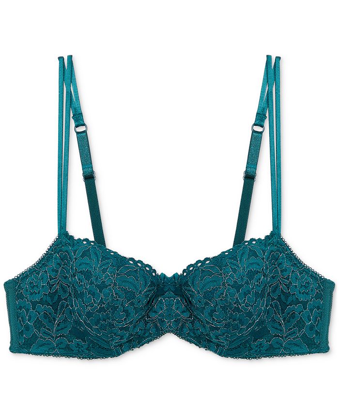 B.tempt'd By Wacoal Women's Ciao Bella Balconette Bra – Lace Overlay, Underwire, Sheer Bow Detail