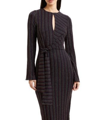 French Connection - Women's Paula Keyhole Midi Dress