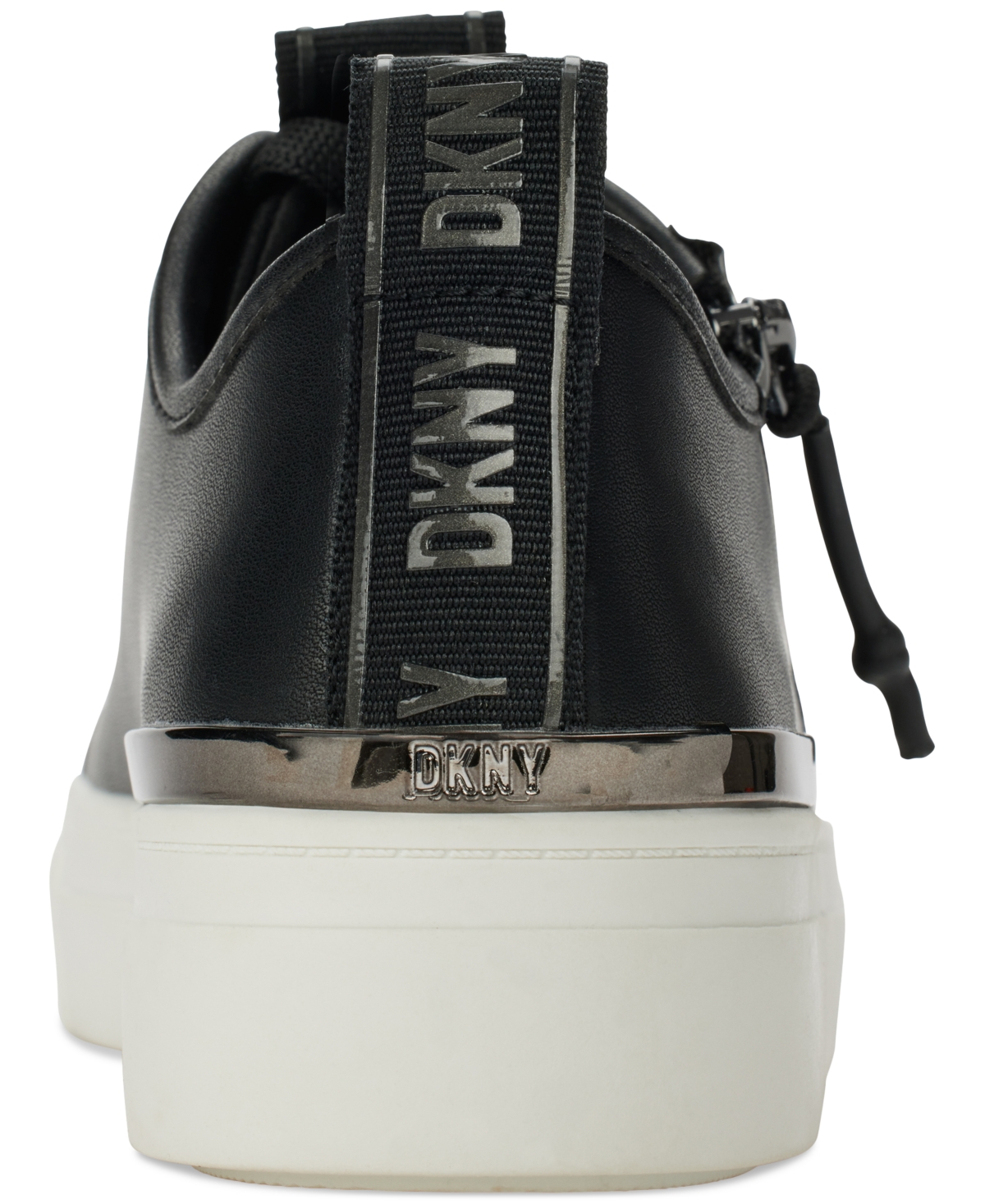 Dkny Women's Chaney Lace-up Zipper Sneakers In Black