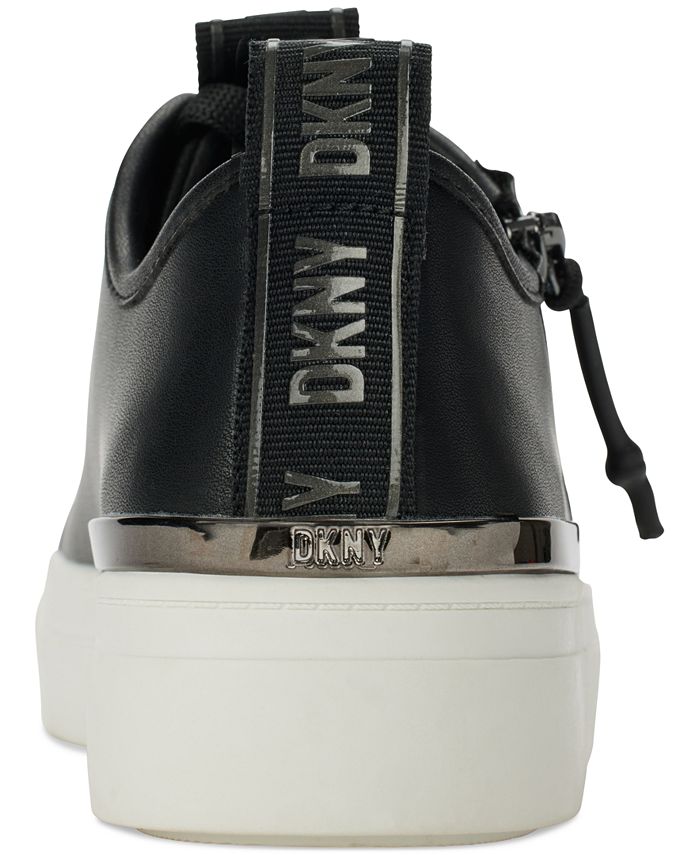 dkny ravyn zipper flatform sneakers