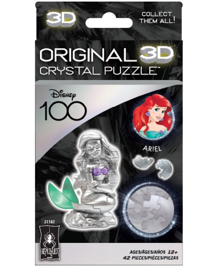 BePuzzled 3D Crystal Puzzle Disney 100 Platinum Edition Ariel, 42