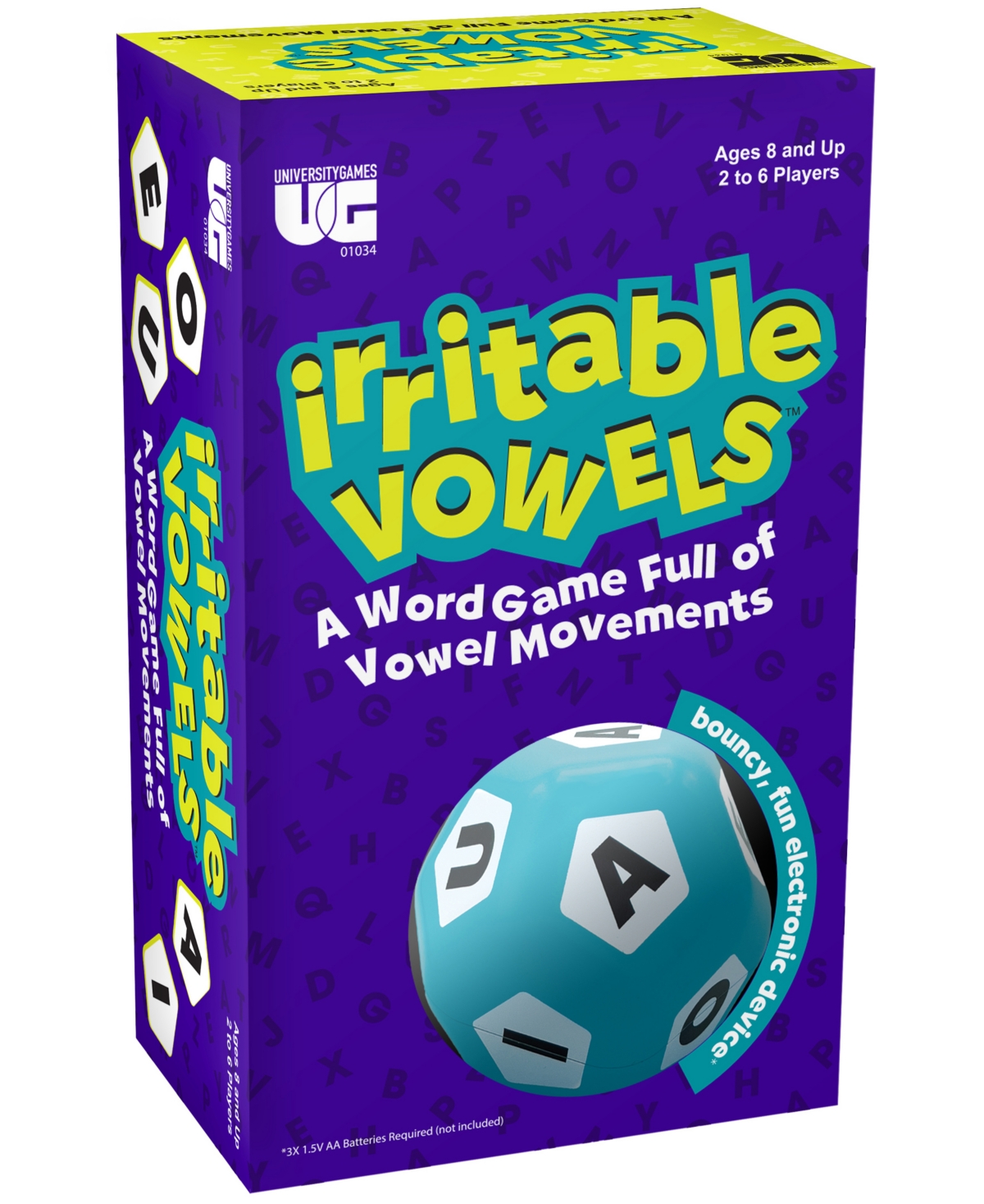 University Games Irritable Vowels Game In No Color