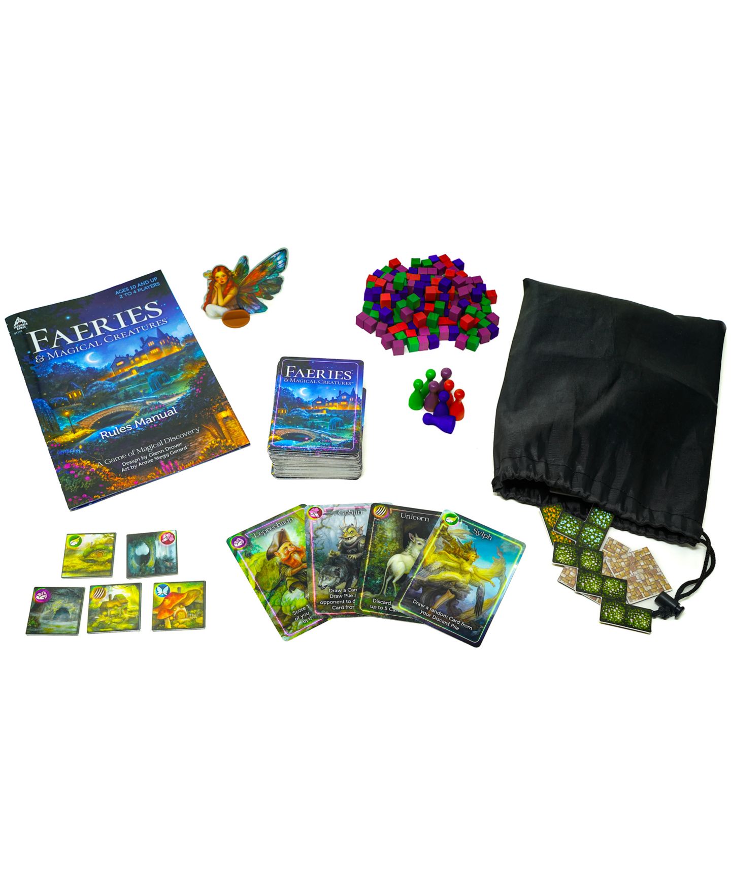 Детская настольная игра Forbidden Games Faeries and Magical Creatures Strategy Board Game, Ages 10+ — фото 3