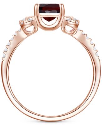 Citrine (1 ct. t.w.) & Lab-Grown White Sapphire (1/4 ct. t.w.) Ring in 14k Gold-Plated Sterling Silver (Also in Additional Gemstones)