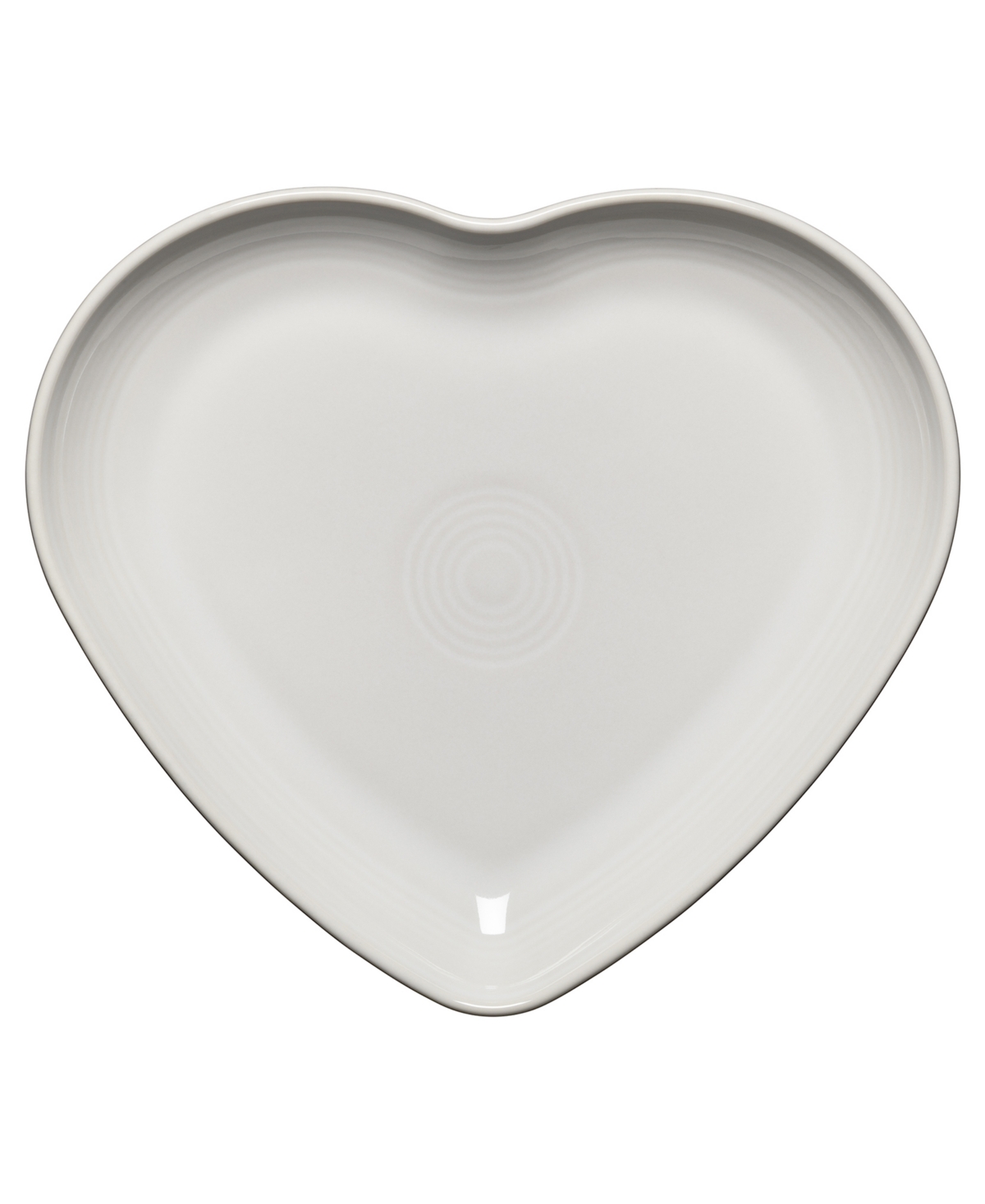 Heart-Shaped Plate 9" - Peony