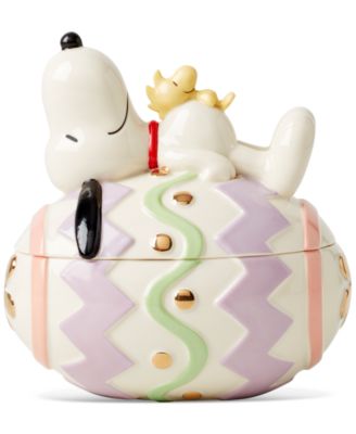 Peanuts Snoopy & Woodstock Covered Candy Dish