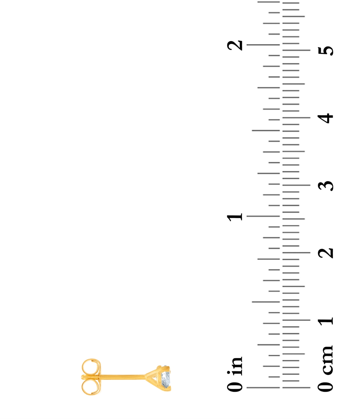 Certified Near Colorless Diamond Stud Earrings (1/3 ct. t.w.) in 18k White or- Yellow Gold