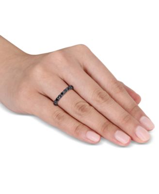 Black Diamond Eternity Band (2 ct. t.w.) in 14k White Gold