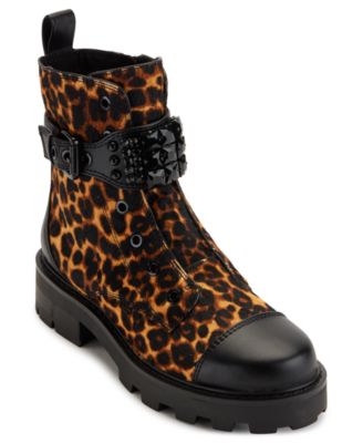 Karl lagerfeld combat boots hotsell