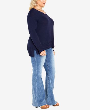 Plus size online sweaters at macy's