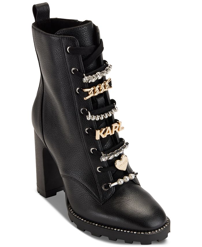 Karl lagerfeld bootie best sale