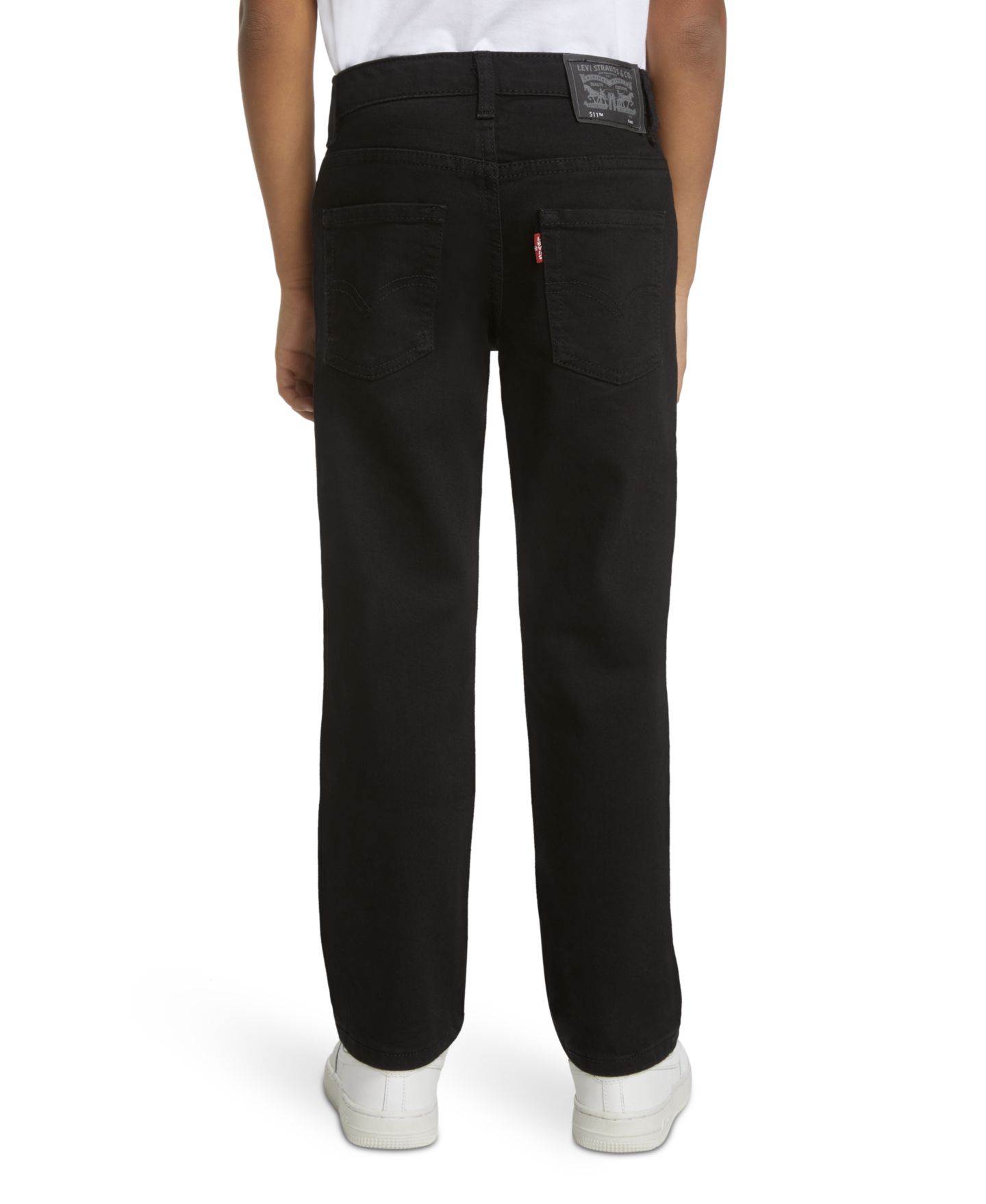 Джинсы Levi's 511 Slim Fit Stretch Performance для мальчиков, цвет: Чёрный — фото 2