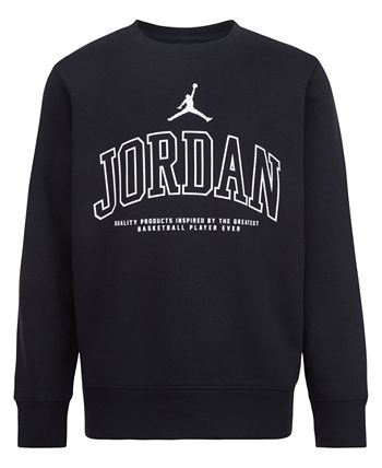 Jordan Big Boys Ombre Speckle Logo Long Sleeve T-shirt - Macy's