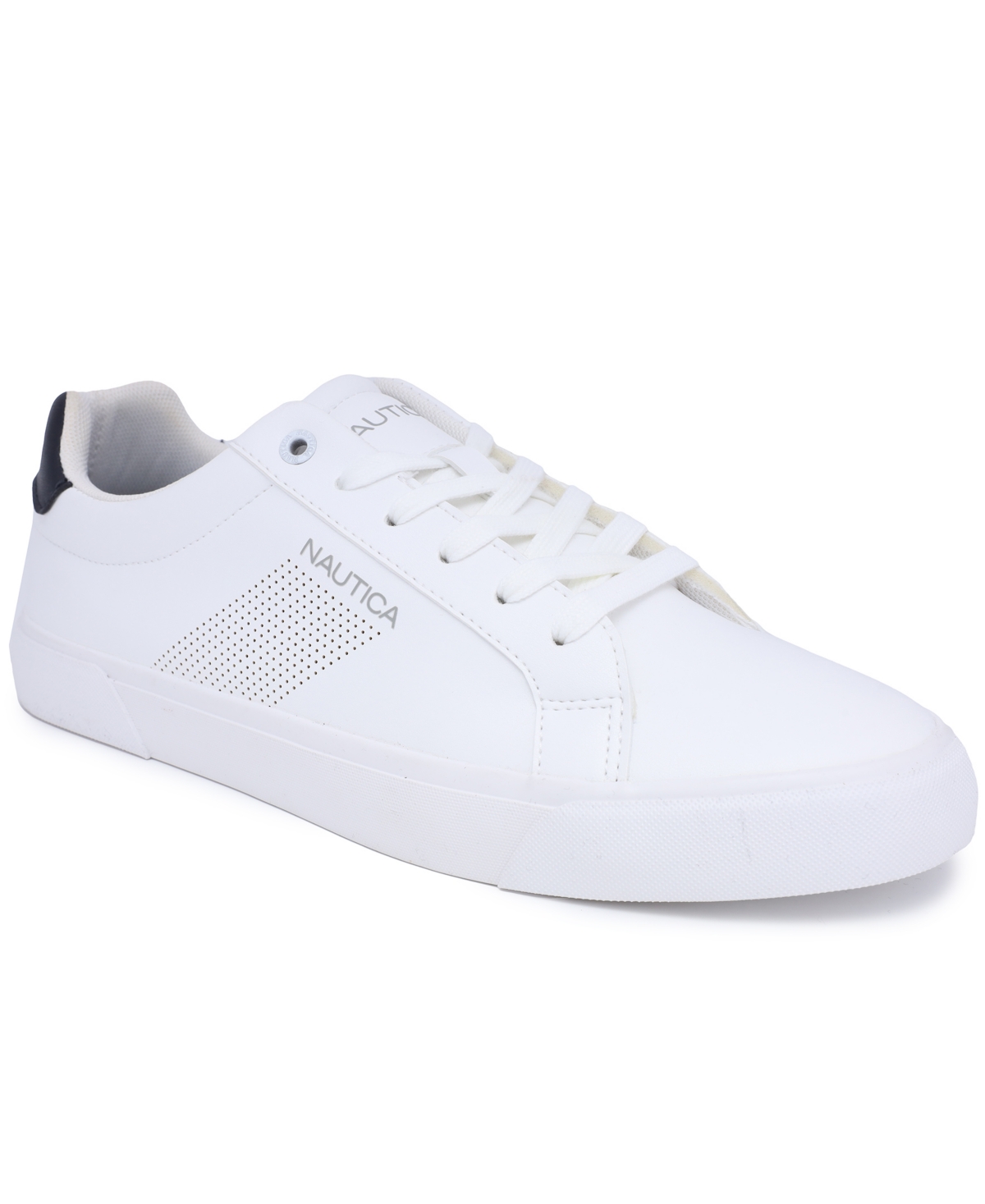 Nautica Men's Colpa Casual Sneakers In White And Blue