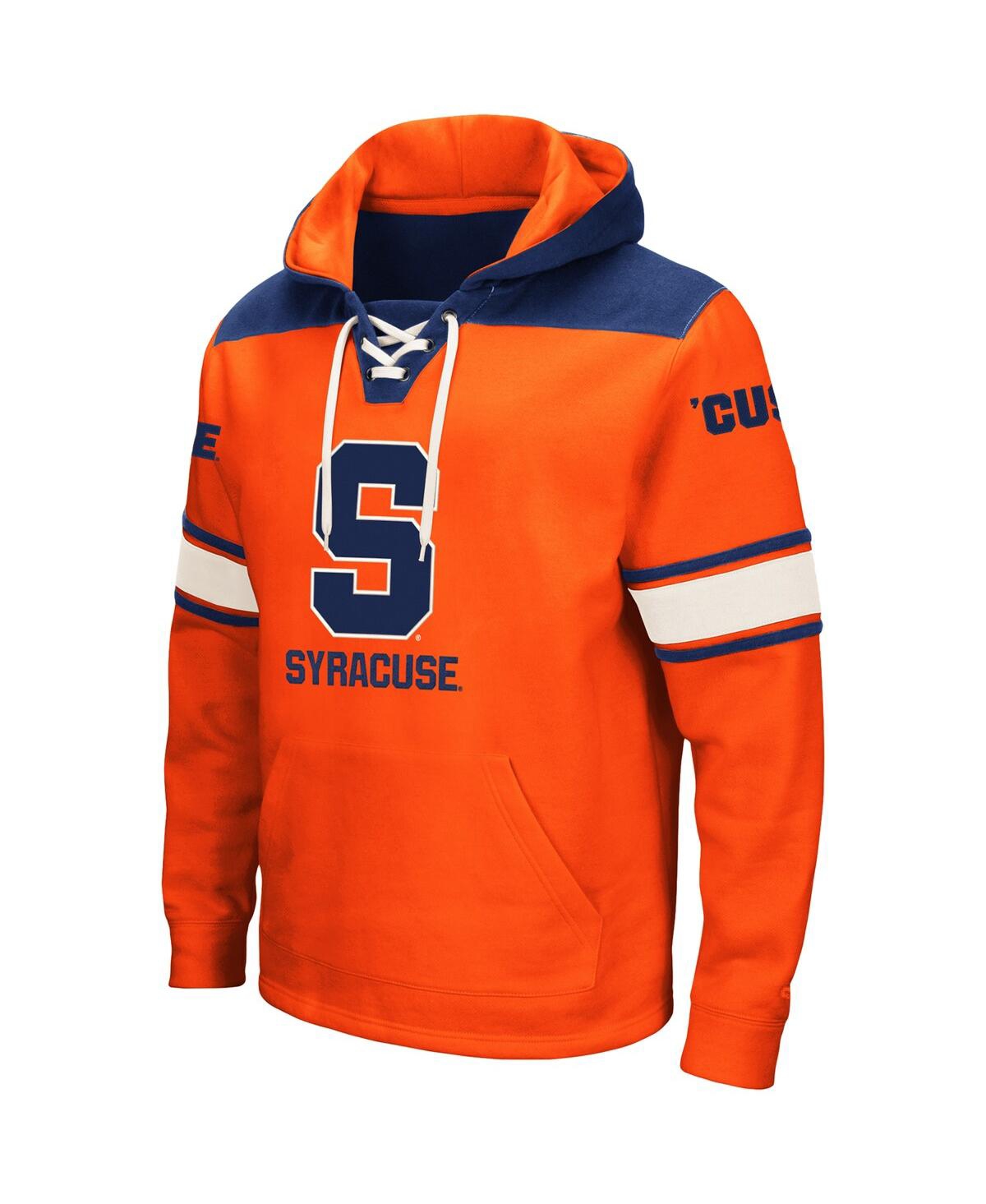 Shop Colosseum Men's  Orange Syracuse Orange 2.0 Lace-up Pullover Hoodie