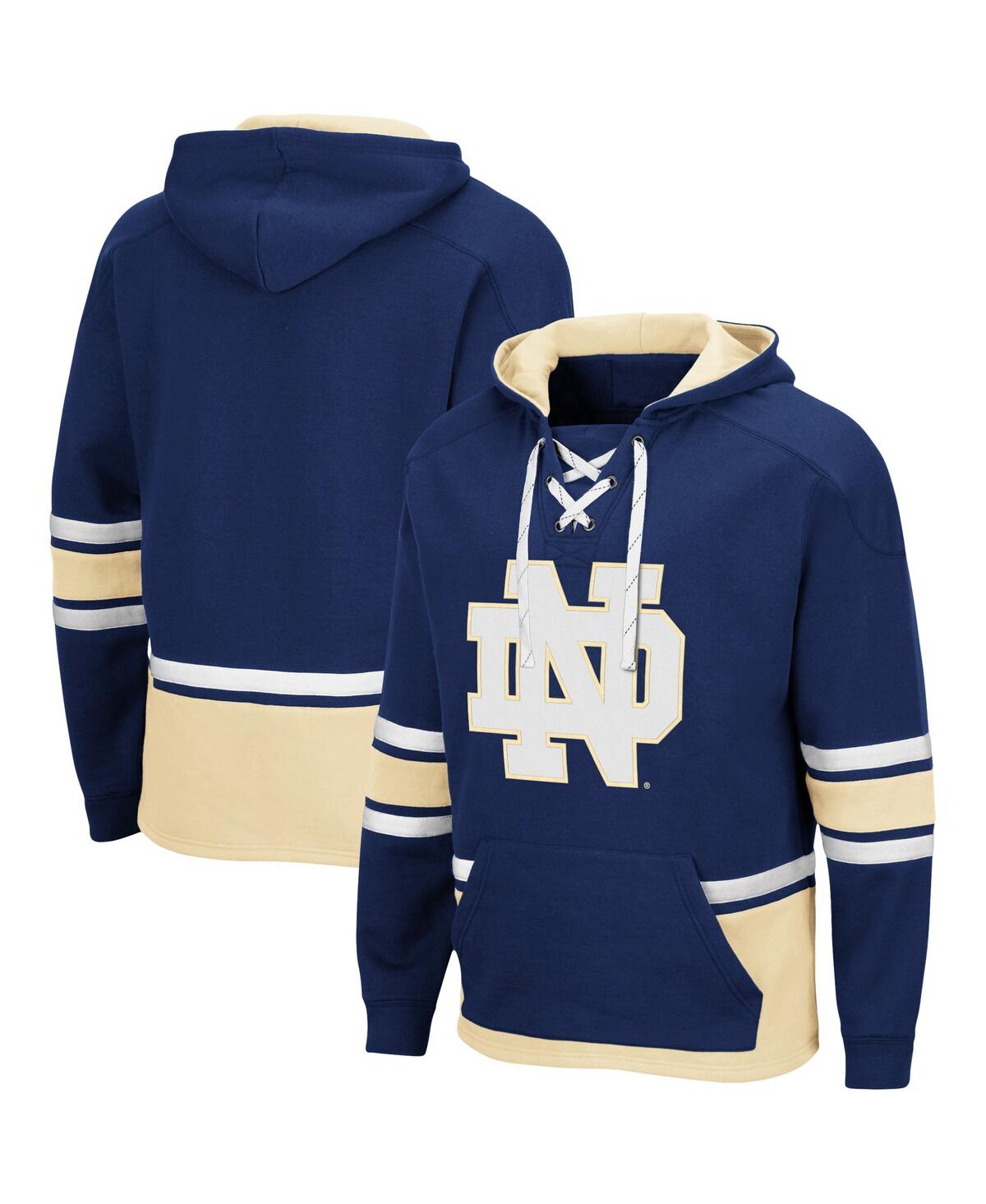 Colosseum Men's  Navy Notre Dame Fighting Irish Lace Up 3.0 Pullover Hoodie