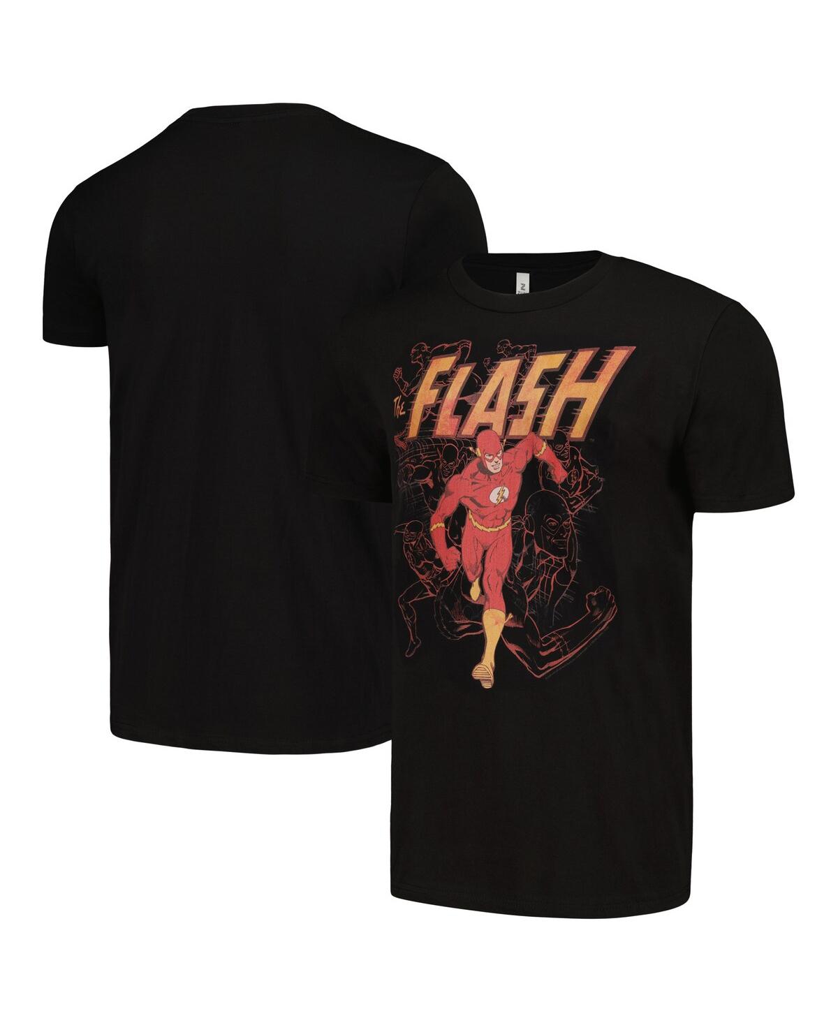 Men's and Women's Mad Engine Black Flash Burst T-shirt - Black