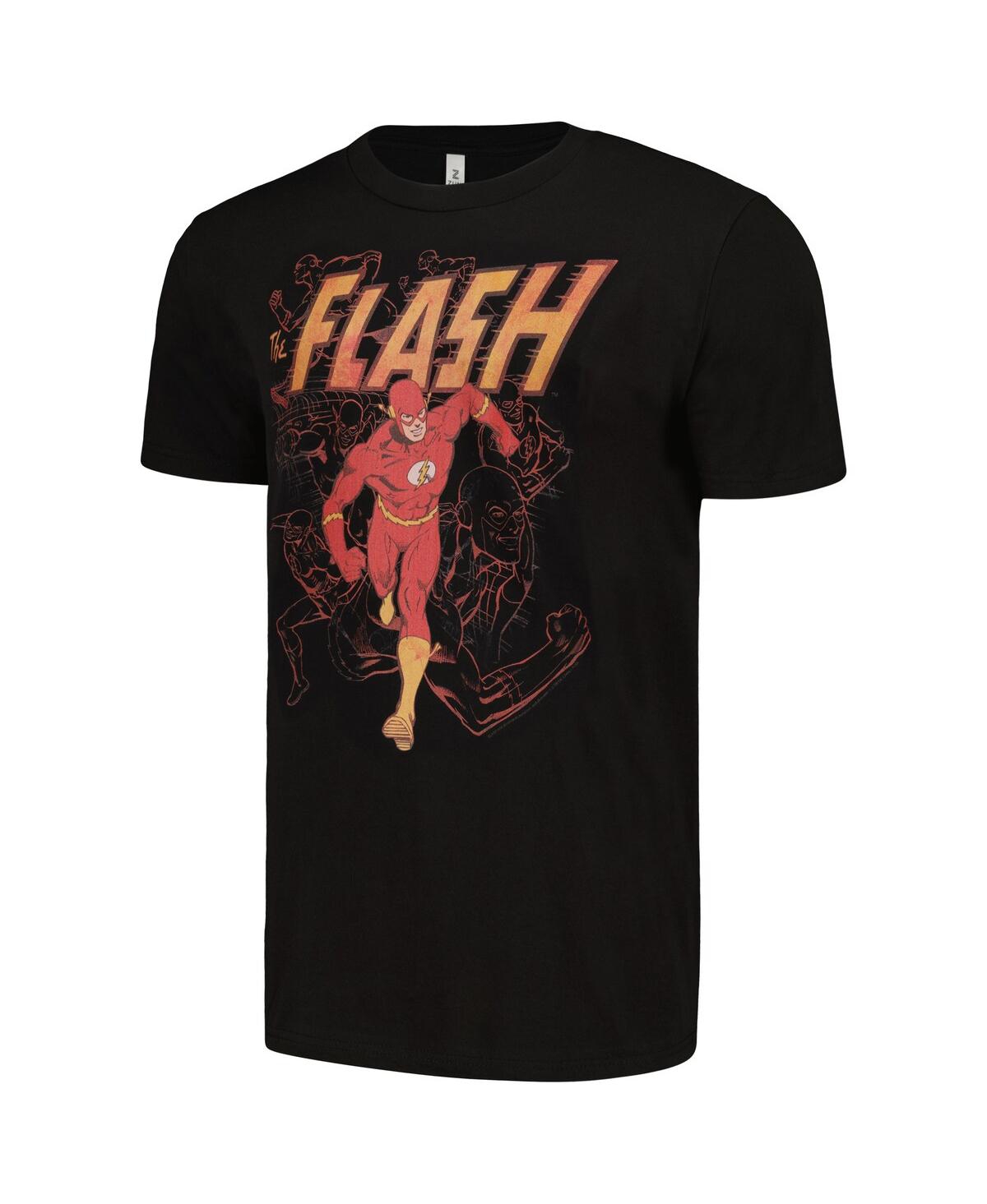 Shop Mad Engine Men's And Women's  Black Flash Burst T-shirt
