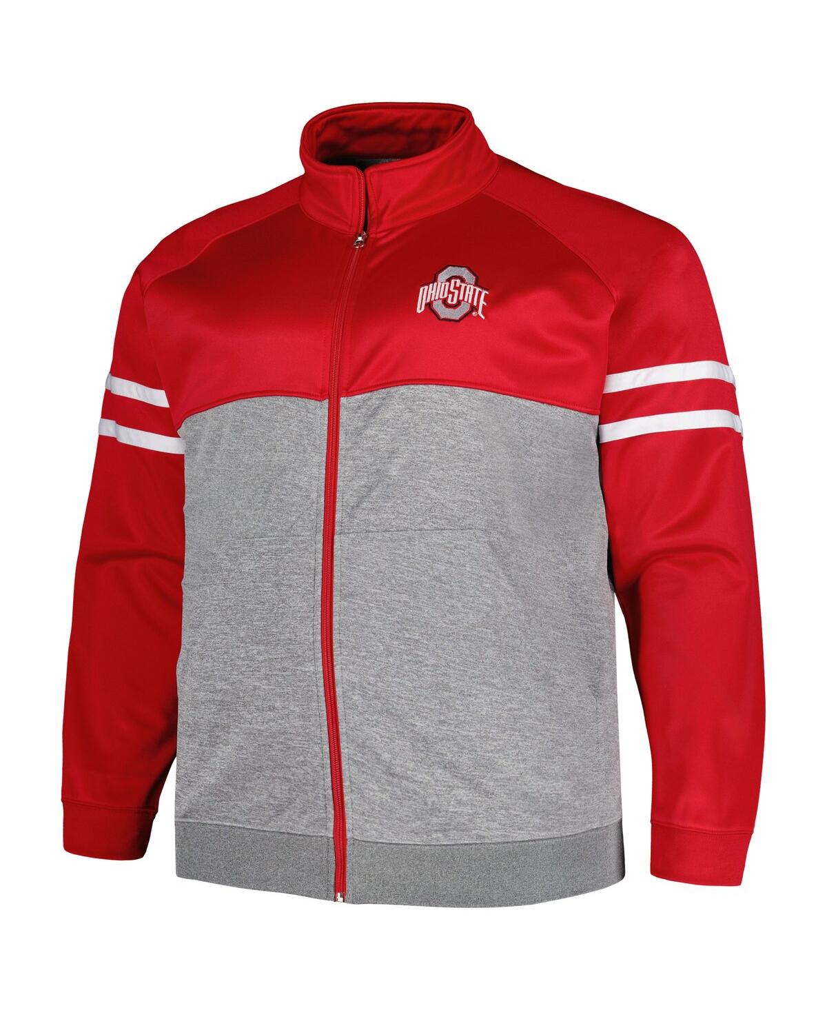 Shop Profile Men's  Scarlet Ohio State Buckeyes Fleece Full-zip Jacket