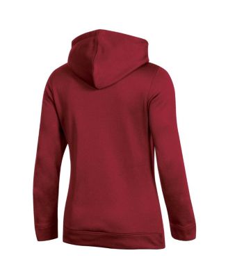 Women's Crimson Oklahoma Sooners Team Pullover Hoodie