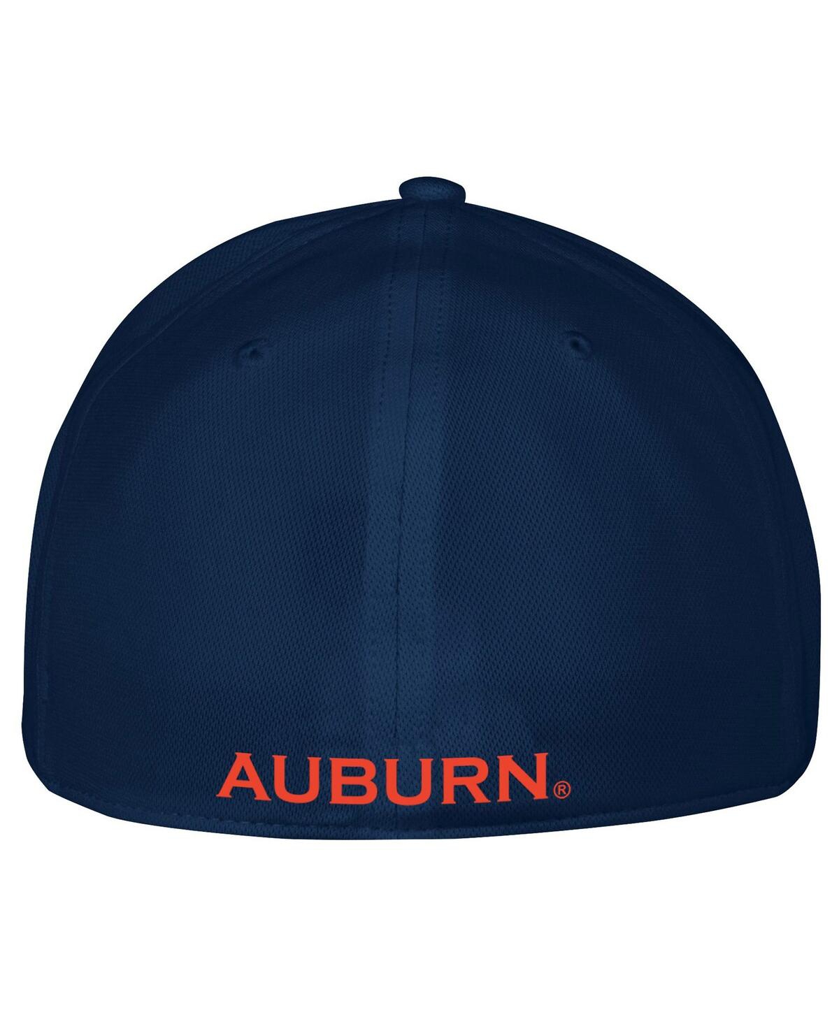 Shop Under Armour Men's  Navy Auburn Tigers Iso-chill Blitzing Accent Flex Hat