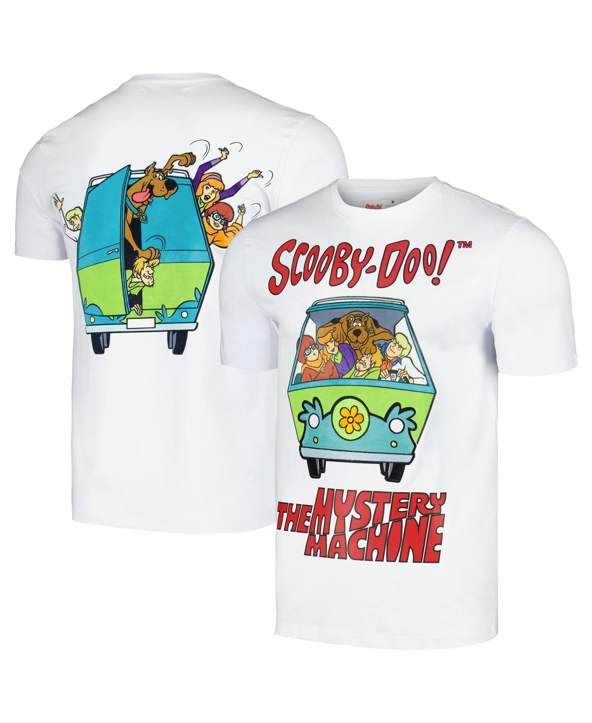 Men's and Women's Freeze Max White Scooby-Doo Mystery Machine T-shirt - White