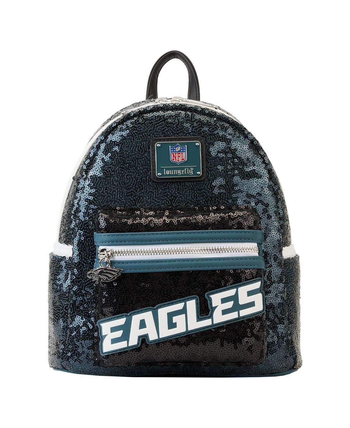 Men' and Women's Loungefly Philadelphia Eagles Sequin Mini Backpack - Blue