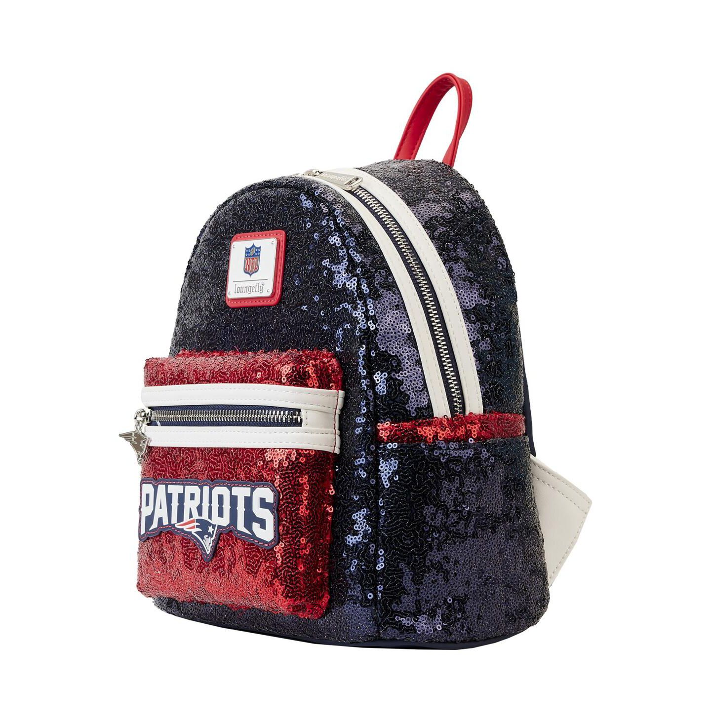 Рюкзак Loungefly and New England Patriots Sequin Mini — фото 3