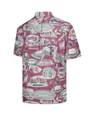 Men's Garnet Florida State Seminoles Scenic Button-Down Shirt