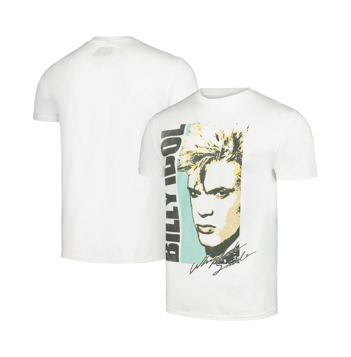 Мужская футболка Manhead Merch White Billy Idol — фото 1
