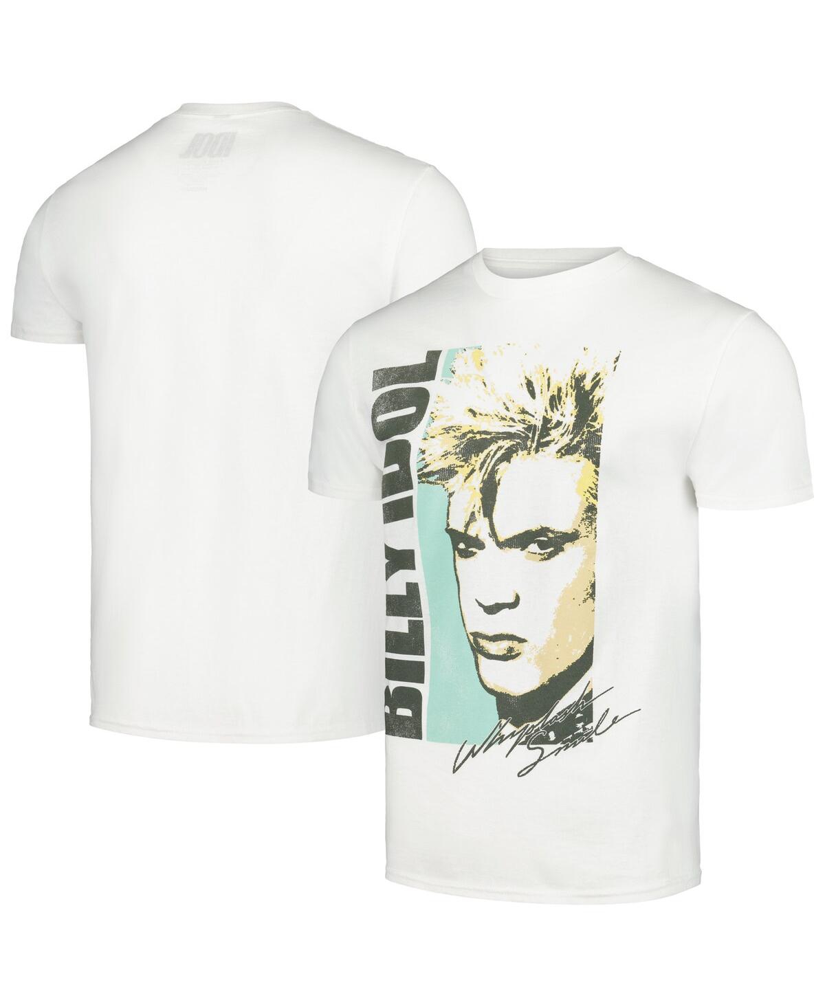 Men's White Billy Idol T-shirt - White