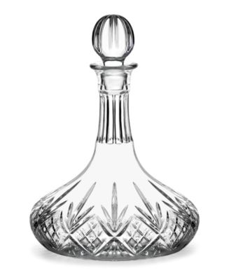 Godinger Dublin Crystal Captains Decanter, 45 oz - Macy's
