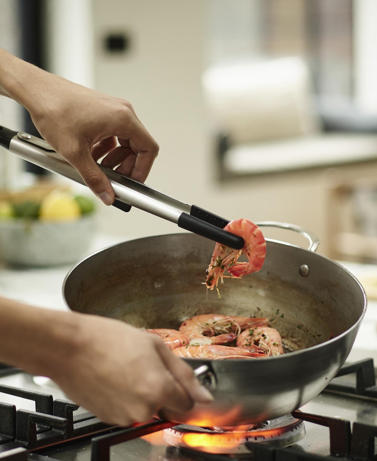 Joseph Joseph Elevate Fusion Set of 2 Silicone Tongs with Integrated Tool Rests