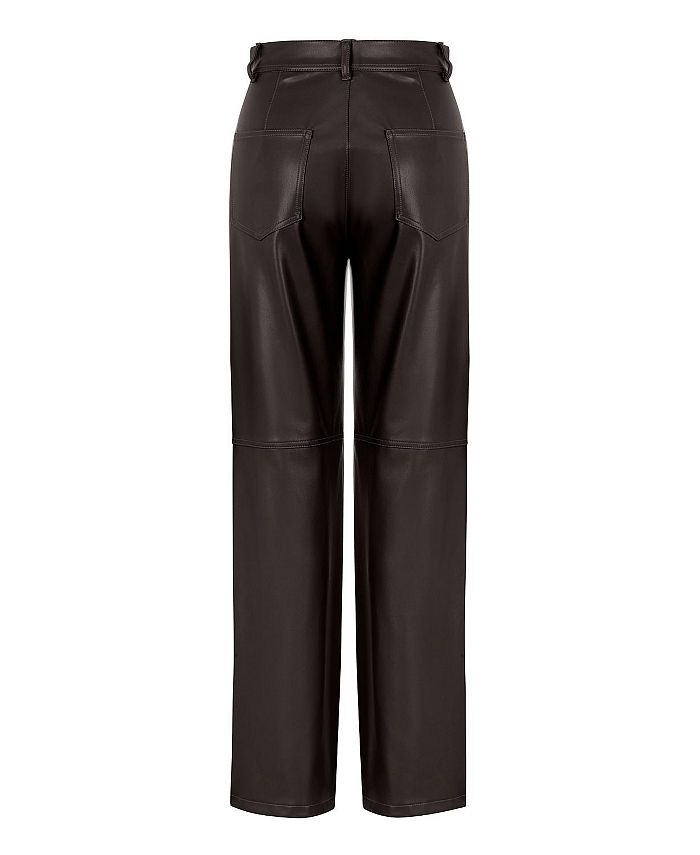NOCTURNE Women's High-Waisted Wide-Leg Pants - Macy's
